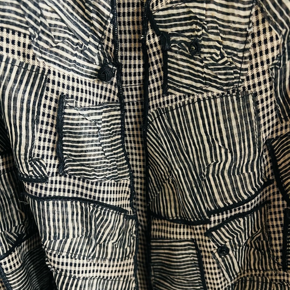 Vintage Deborah Cross Patchwork Jacket Wearable A… - image 2